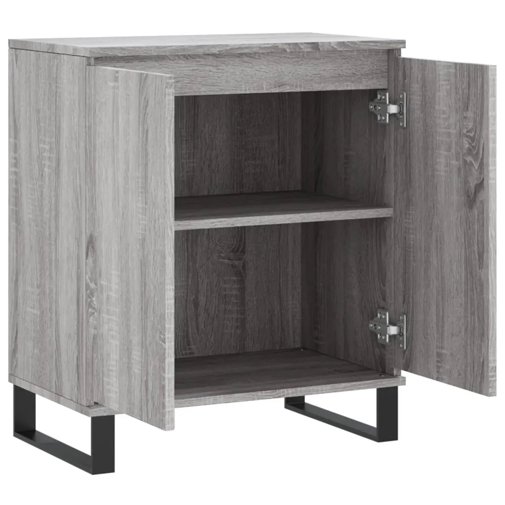 Credenza-Buffet-Armadio da cucina Grigio Sonoma 60x35x70 cm in Legno Multistrato 790558