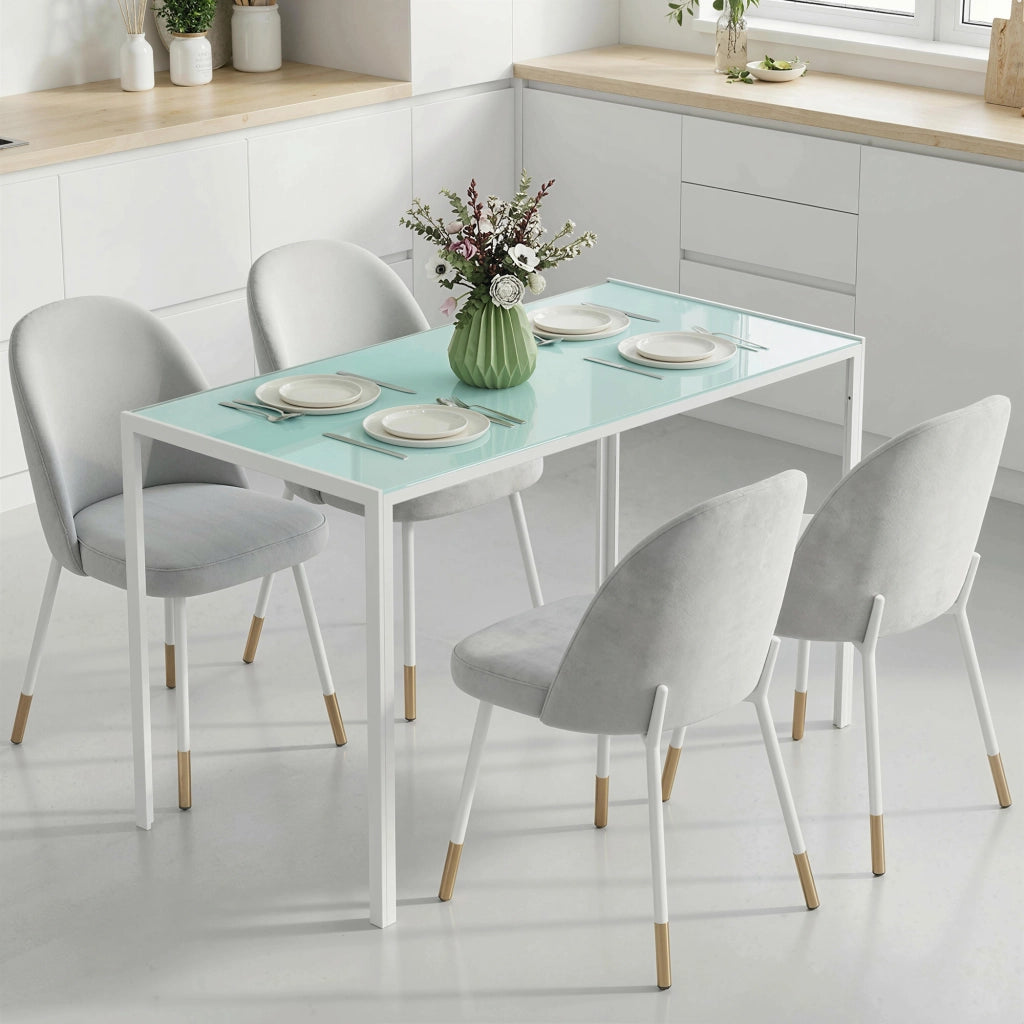 Tavolo da pranzo moderno ¨C Xylo ¨C bianco 120x60x75 cm design cucina