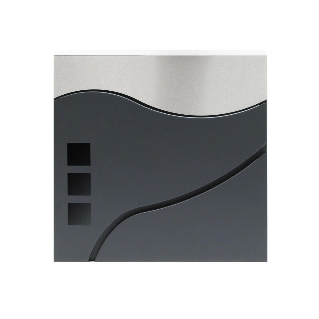 Portalettere/portagiornali di design acciaio inox antracite 16_0000097