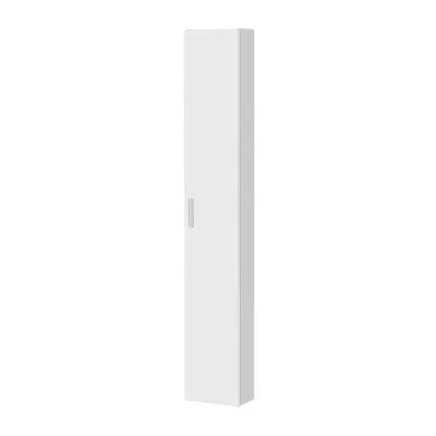 Pensile bagno sospeso150 H bianco con maniglia cromata  Martha