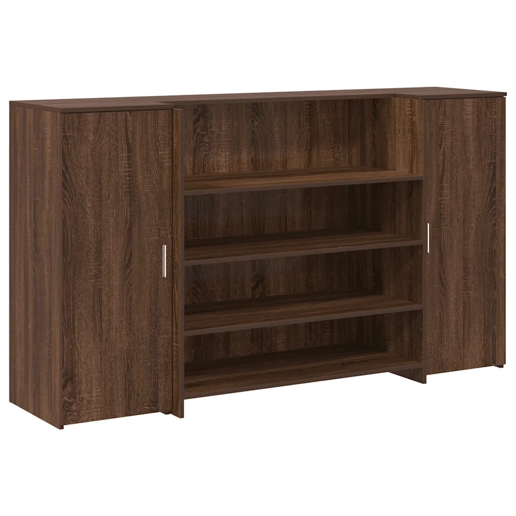 Banco Reception Rovere Marrone 180x50x103,5cm Legno Multistrato 3324175