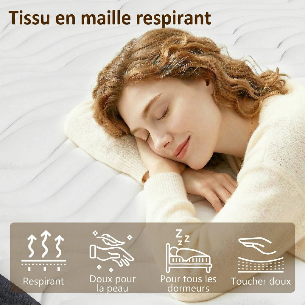 Materasso 200x160 con Memory Foam ¨C zephmum ¨C 20 cm Oeko-Tex fermezza media