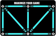 Mat di Controllo Calcio Antiscivolo - Mat di Allenamento Calcio - Mat per Dribbling - Accessori Sportivi - 40x60cm - Migliora Velocità e Flessibilità - Mat di Calcio