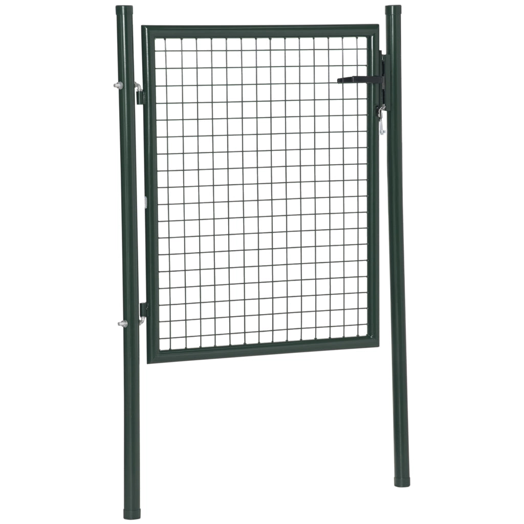 Cancello da Giardino in Acciaio ¨C zephmum ¨C Verde 97x150cm