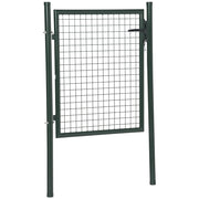 Cancello da Giardino in Acciaio ¨C zephmum ¨C Verde 97x150cm