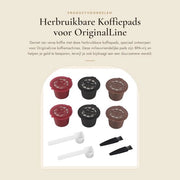 Capsule di caffè riutilizzabili - capsule di caffè riempibili - amichevole con l'ambiente - leggere - in acciaio inossidabile - BPA-free