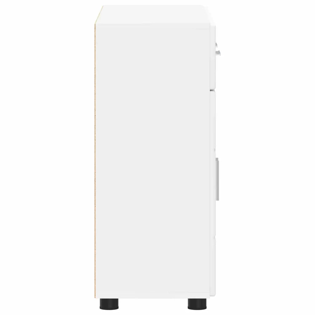 Credenza FLORIN Bianco 88,5 x 30,5 x 73 cm Legno multistrato 880311