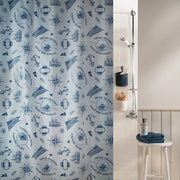 Tenda doccia eco 180x200 watermill navy spirella