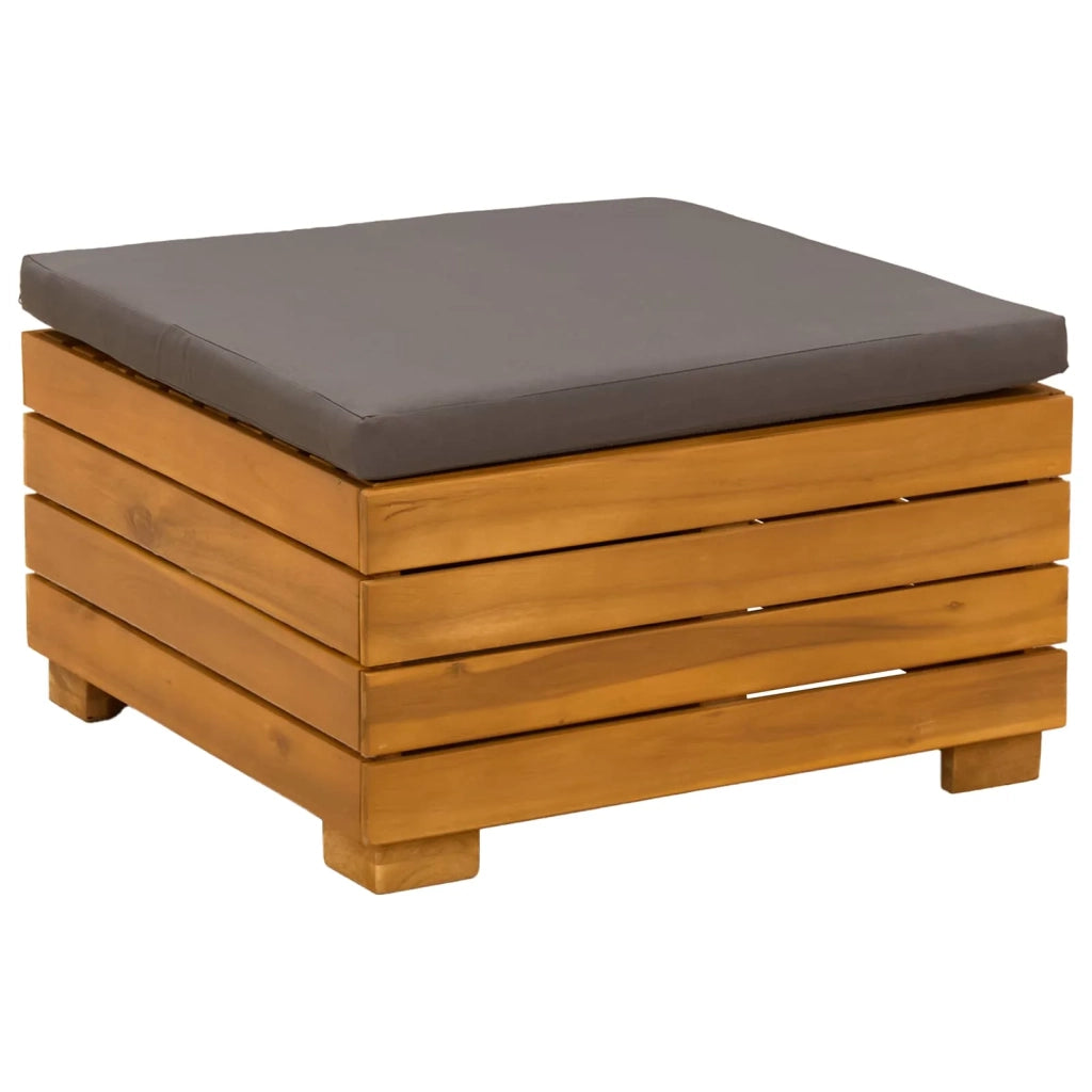 Set di divani da esterno con cuscino 9 Pezzo Marrone 3403111