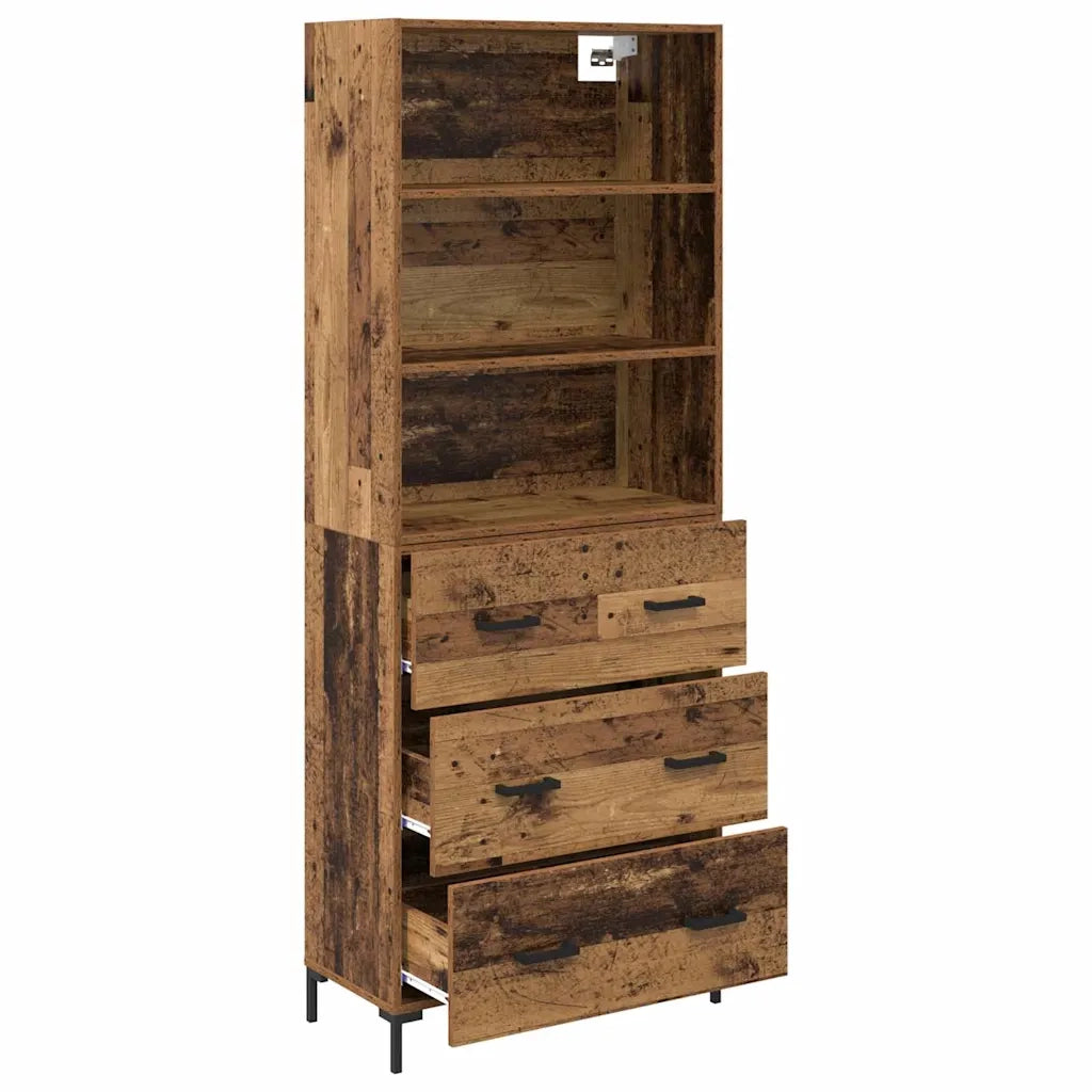 Credenza Legno vecchio 69,5 x 34 x 180 cm Legno multistrato