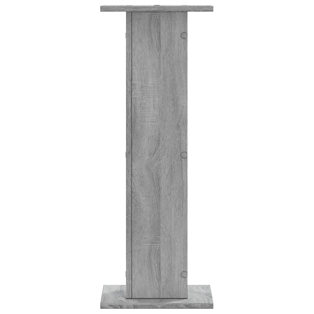 Supporti per Piante 2 pz Grigio Sonoma 30x30x80cm in Truciolato 3307869