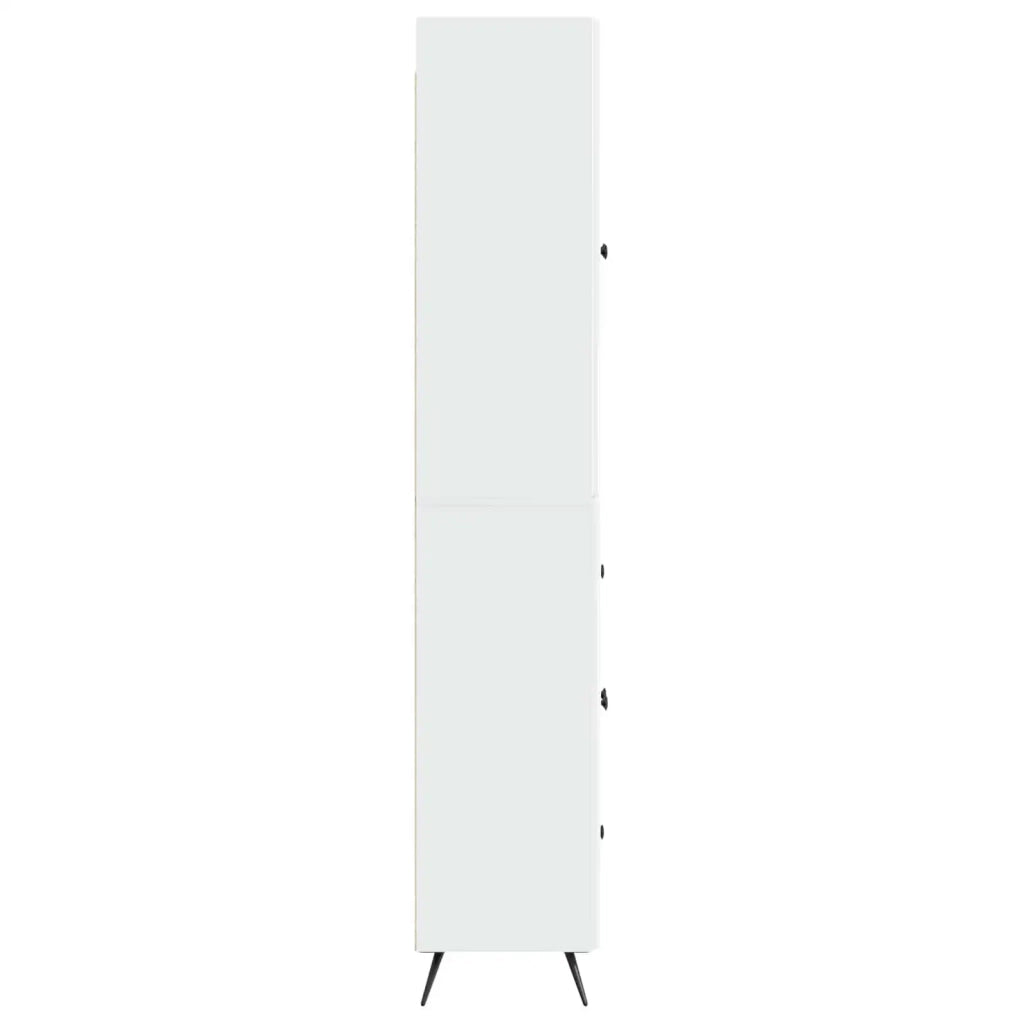 Set di armadi 2 pz Bianco Lucido Legno ingegnerizzato 3416902