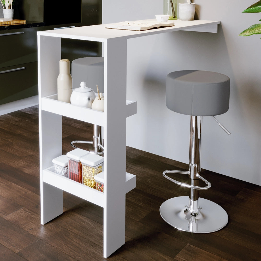 Vicco Set di 2 sgabelli da bar Grigio 33 x 92 cm 2 parti