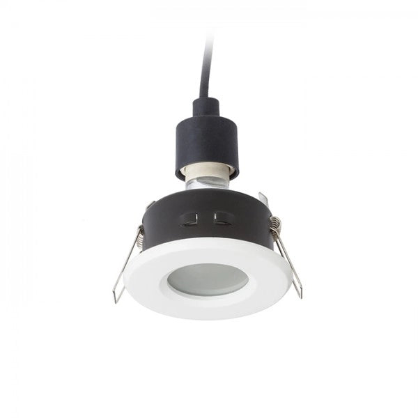 Faretto lampada APRIORI bianco vetro satinato 230V GU10 35W IP54