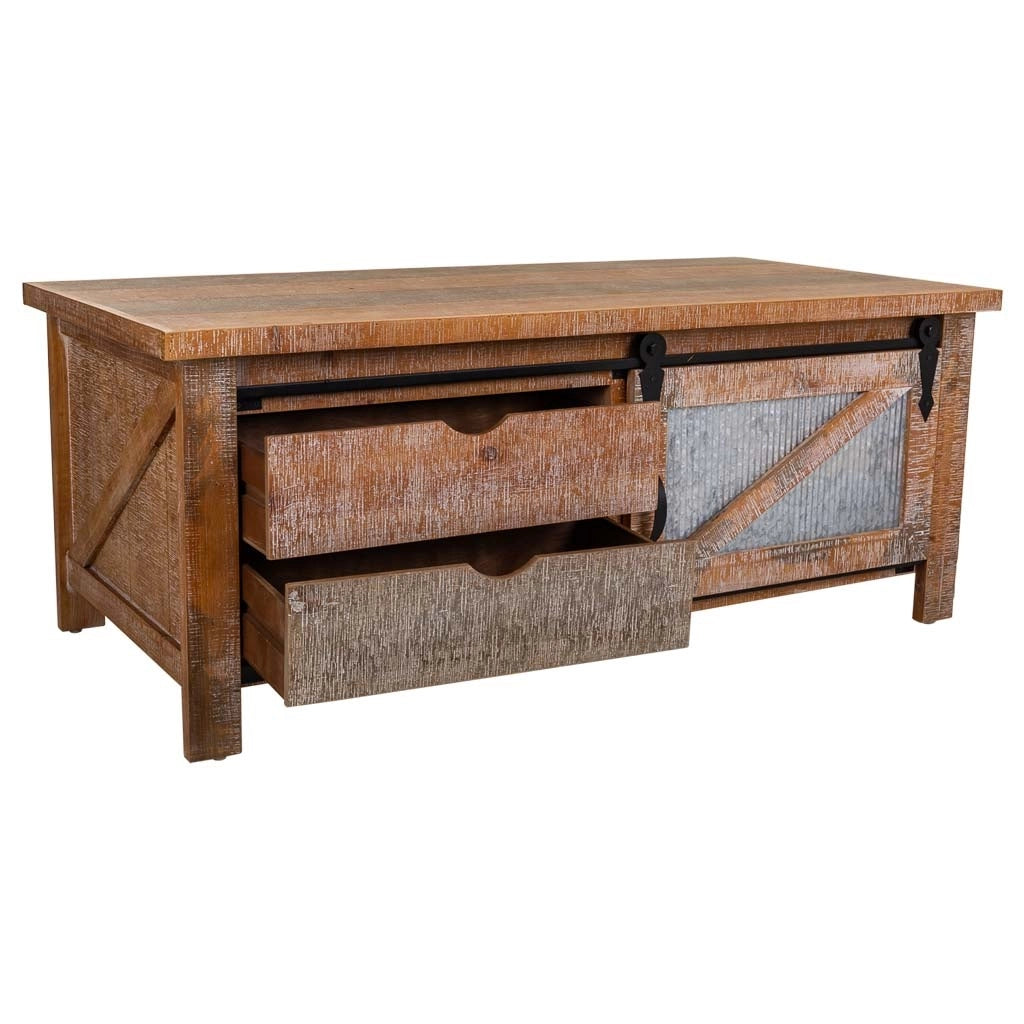 Tavolino marrone 120x60x48h