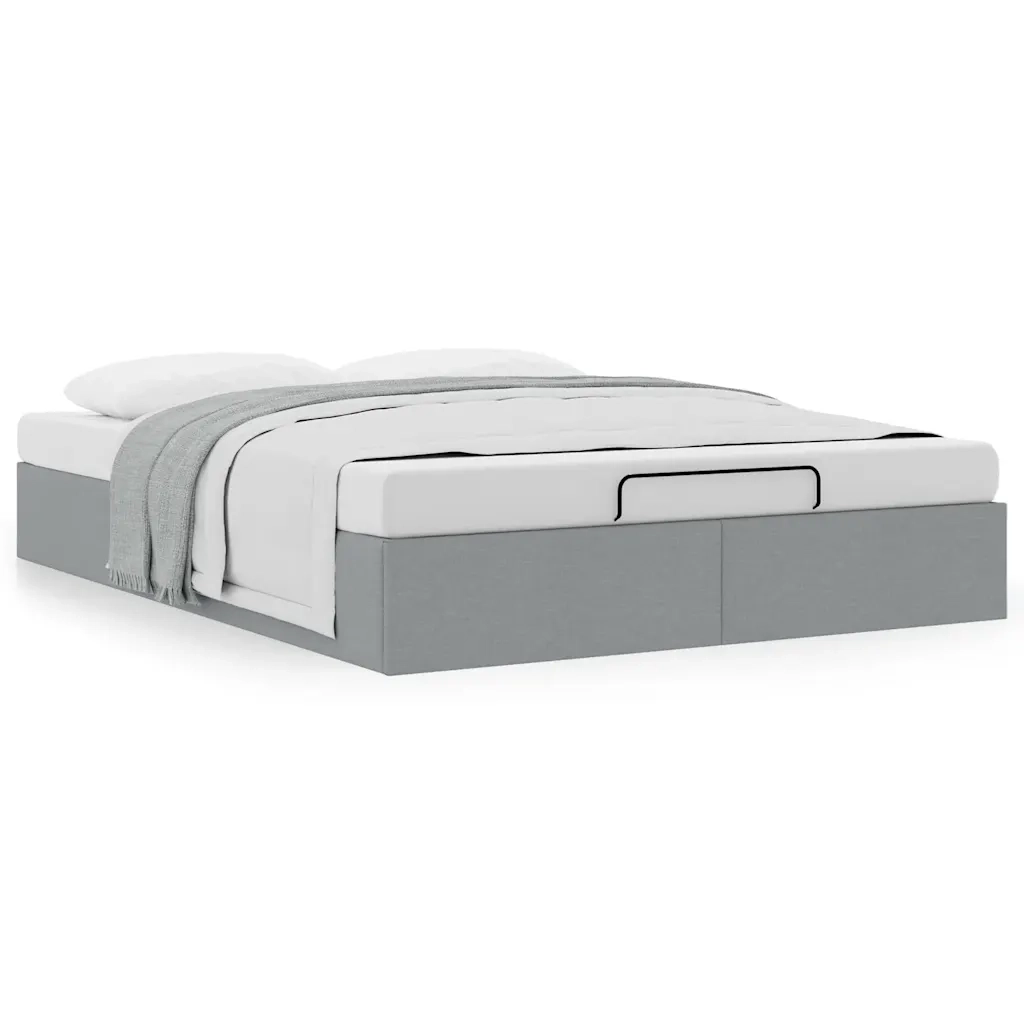 Struttura Letto Pouf senza Materasso 140x200 cm in Tessuto 3310882