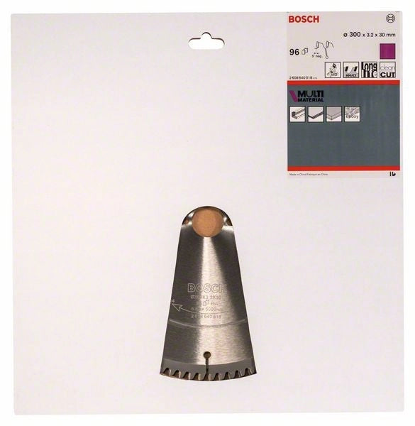 2608640518 - Lama per troncatrici Multi Material 300 x 30 x 3,2 mm- 96