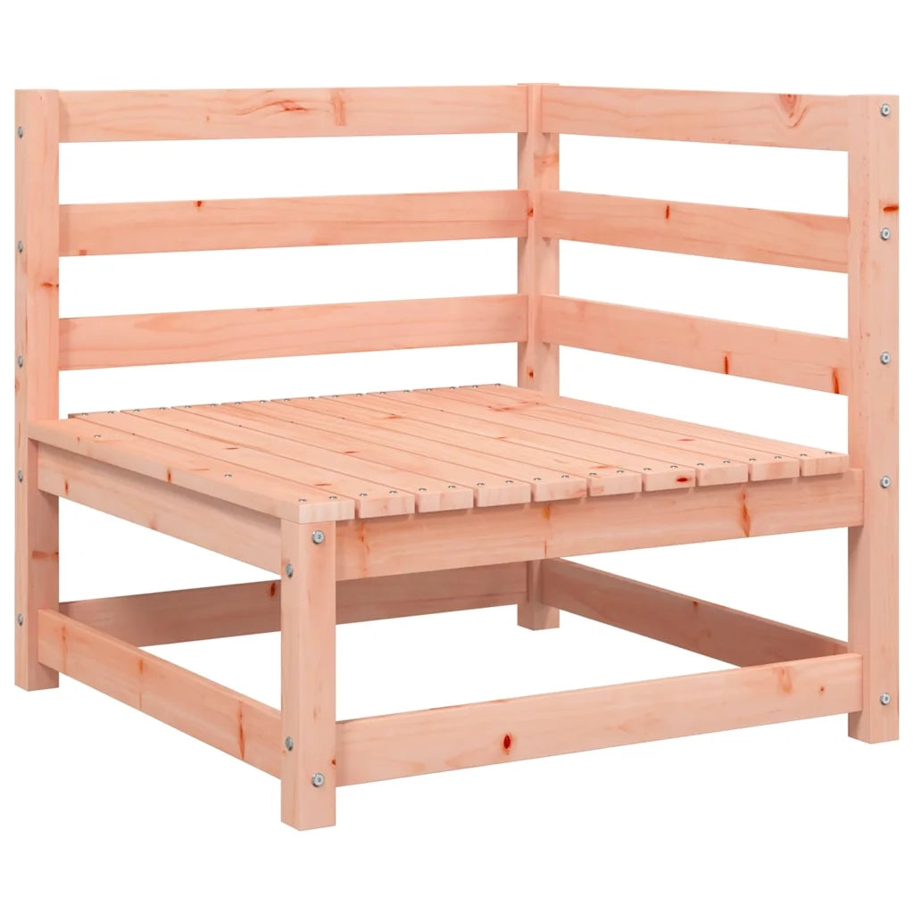 Divano Angolare da Giardino con Cuscini Legno Massello Douglas 838067