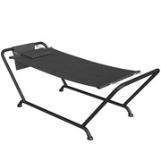 Amaca completa di telaio metallico 237x90cm tasca laterale carico massimo 150kg