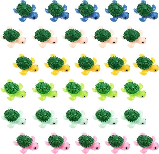 Miniature Schildpadden Decorative per 30 pezzi per Giardino e Casa dei Bambini