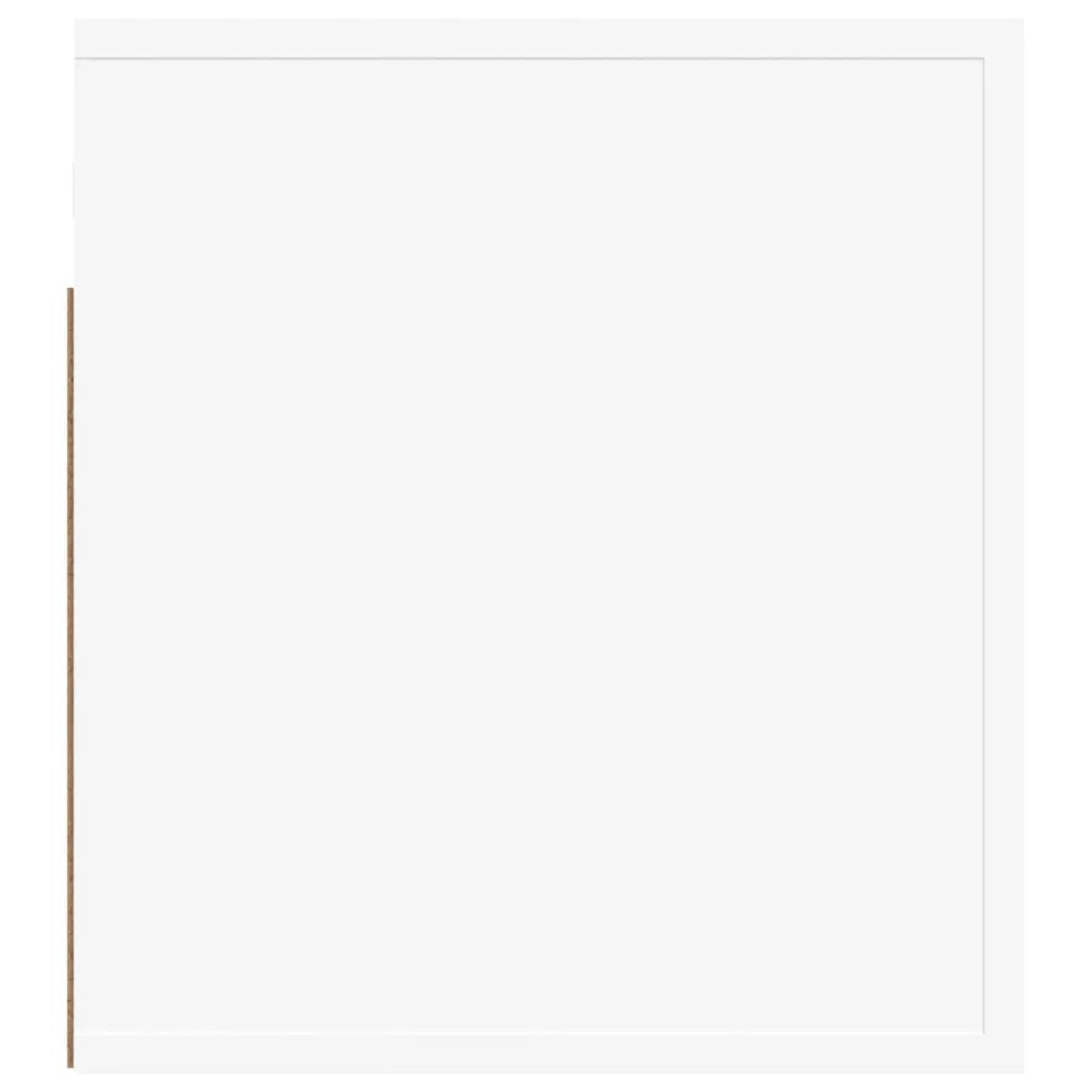 Comodino a Muro Bianco 50x36x40 cm 816880