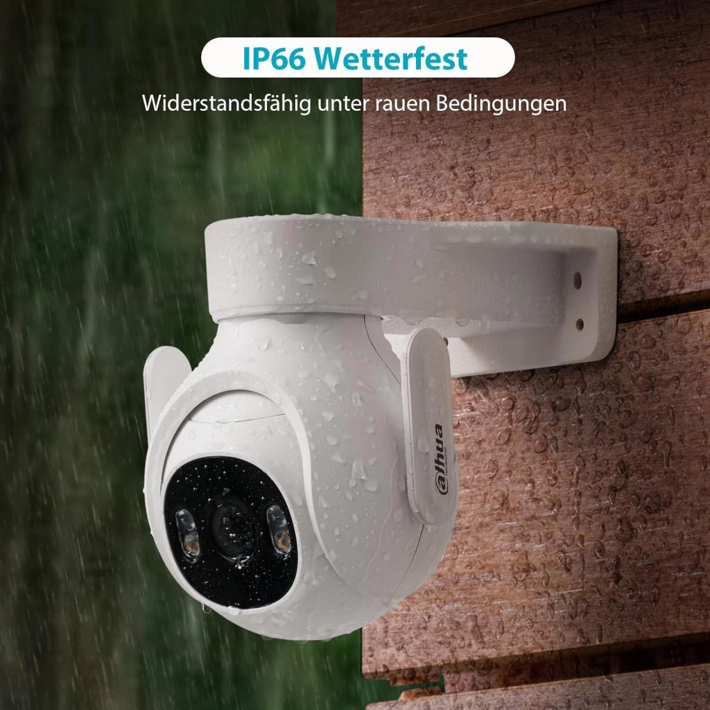 Videocamera sorveglianza da esterno PT IP/Wi-Fi Smart Dual Light 3MP con deterrenza attiva e audio bidirezionale P3B-PV