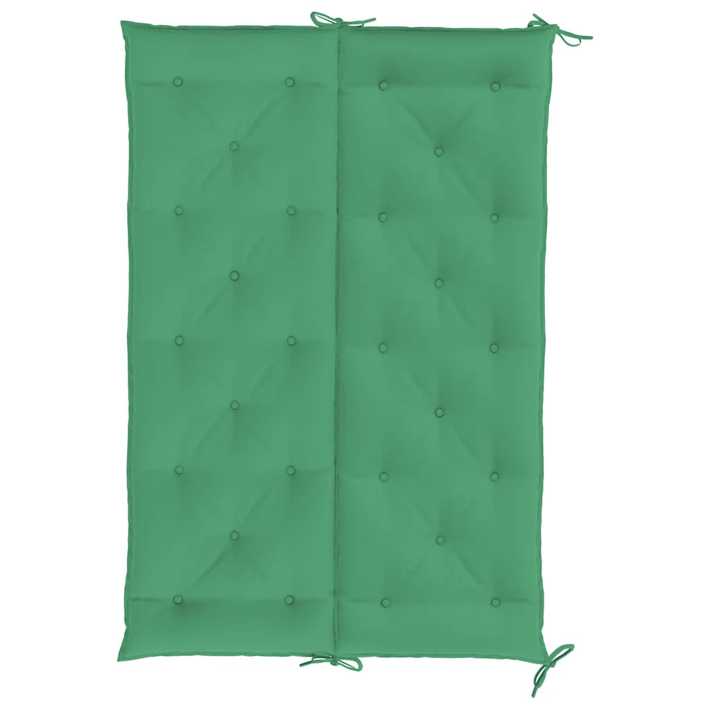 Cuscino per Panca Verde 150x(50+50)x7cm in Tessuto Oxford