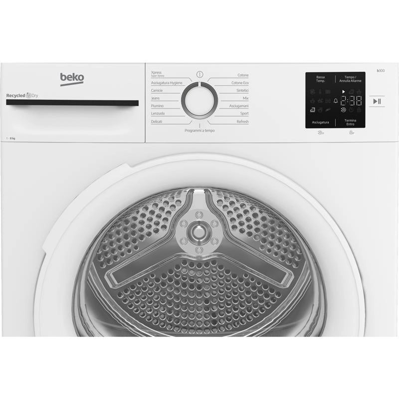 BEKO BMT83EW ASCIUGATRICE A POMPA DI CALORE, LIBERA INSTALLAZIONE 8KG CLASSE D