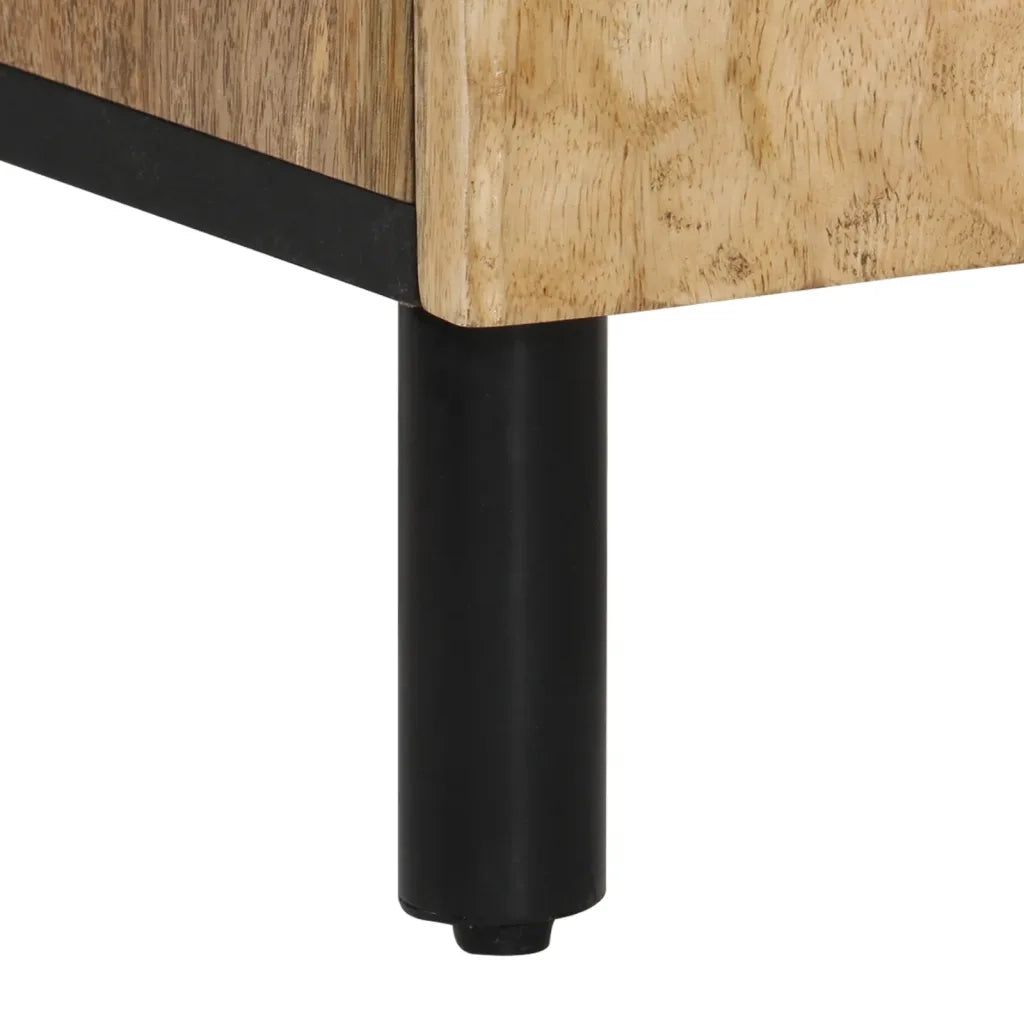 Mobile da Bagno | Armadio da bagno 38x33x160 cm in Legno Massello di Mango