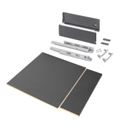 Kit di cassetti per cucina o bagno Vertex con regolazione 3D, altezza 178 mm, con pannelli inclusi, modulo 900 mm, Ver..