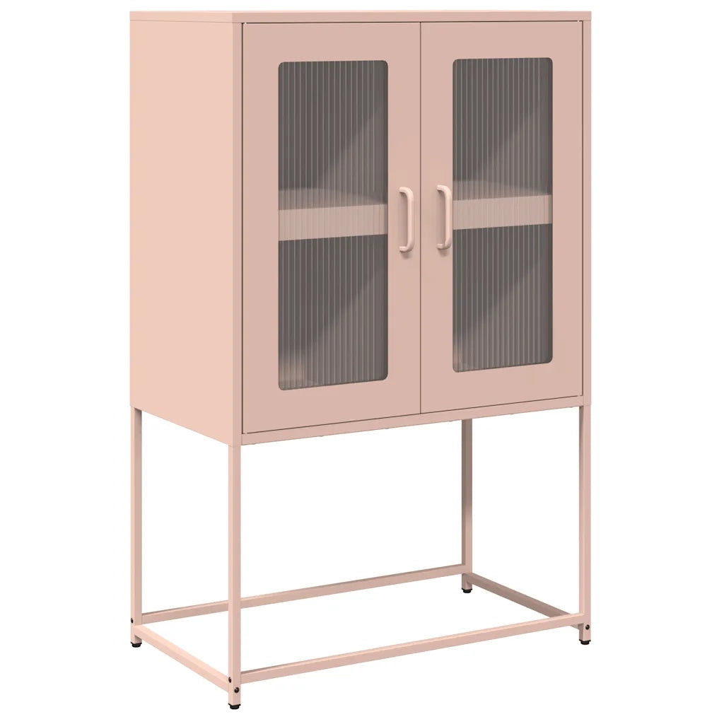 Credenza Rosa 68x39x107 cm in Acciaio 853375