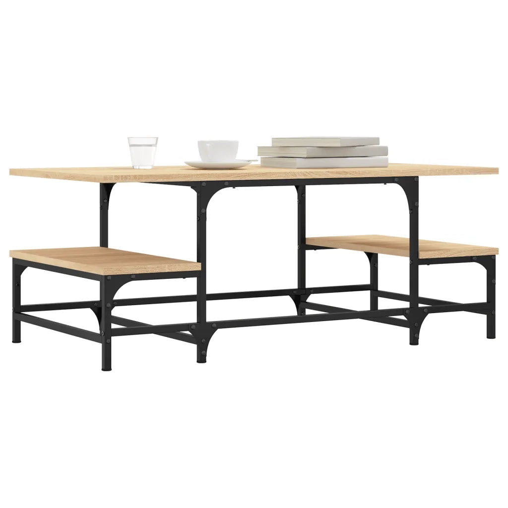Tavolino Salotto Rovere Sonoma 100x50,5x40 cm Legno Multistrato 835375