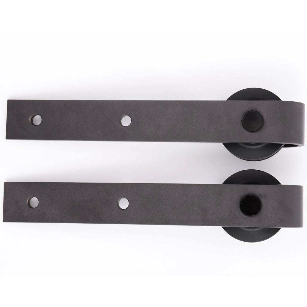Kit binario per porta scorrevole in legno ¨C Xylo ¨C 200 cm, acciaio al carbonio marrone, max 90 kg