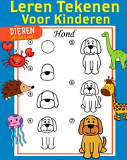 Libro di Disegno con Linee Guida per Bambini - Disegno e Artigianato Passo dopo Passo per Bambini - 4 Anni - Accessori Creativi