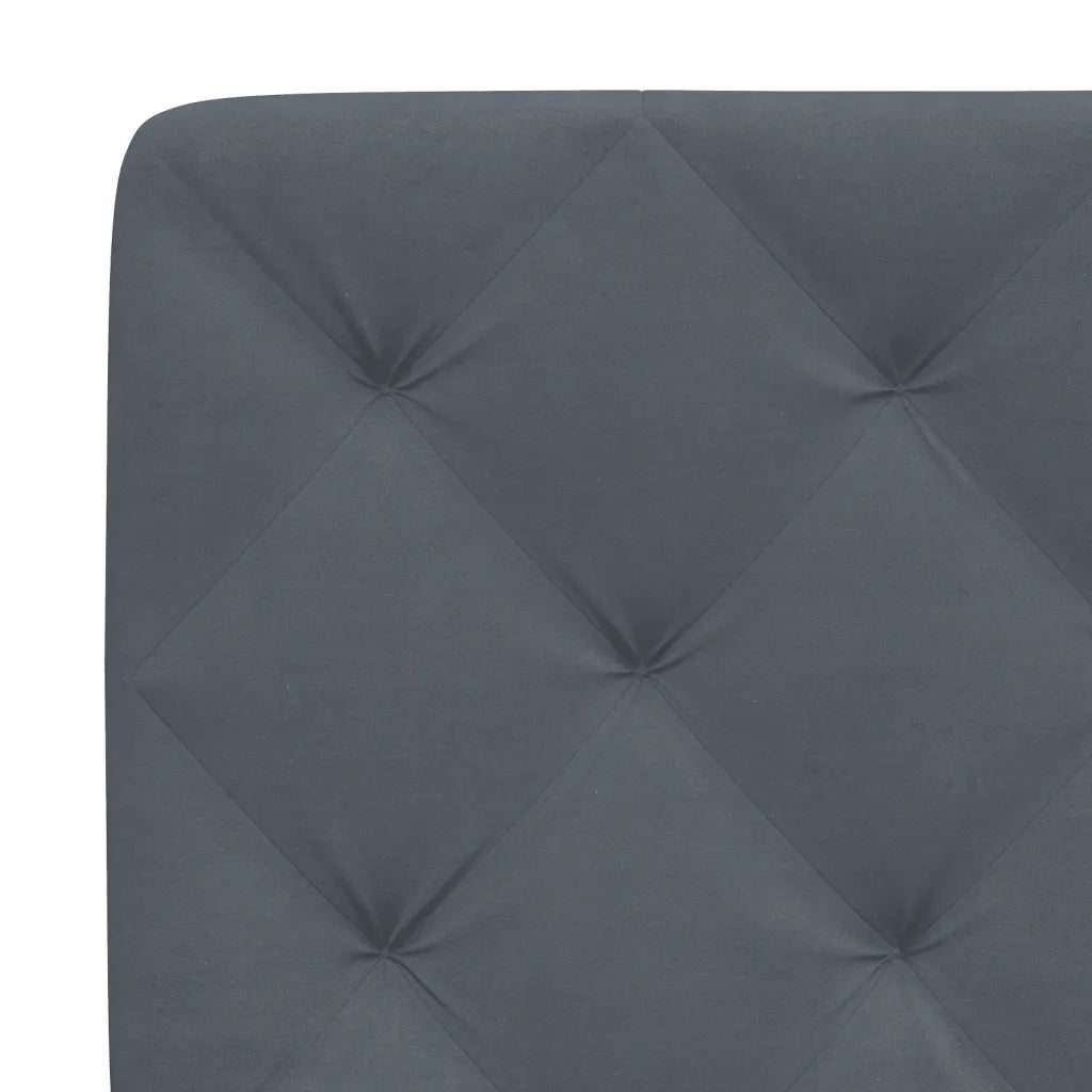 Cuscino Testiera Grigio Scuro 100 cm in Velluto CFW7013300