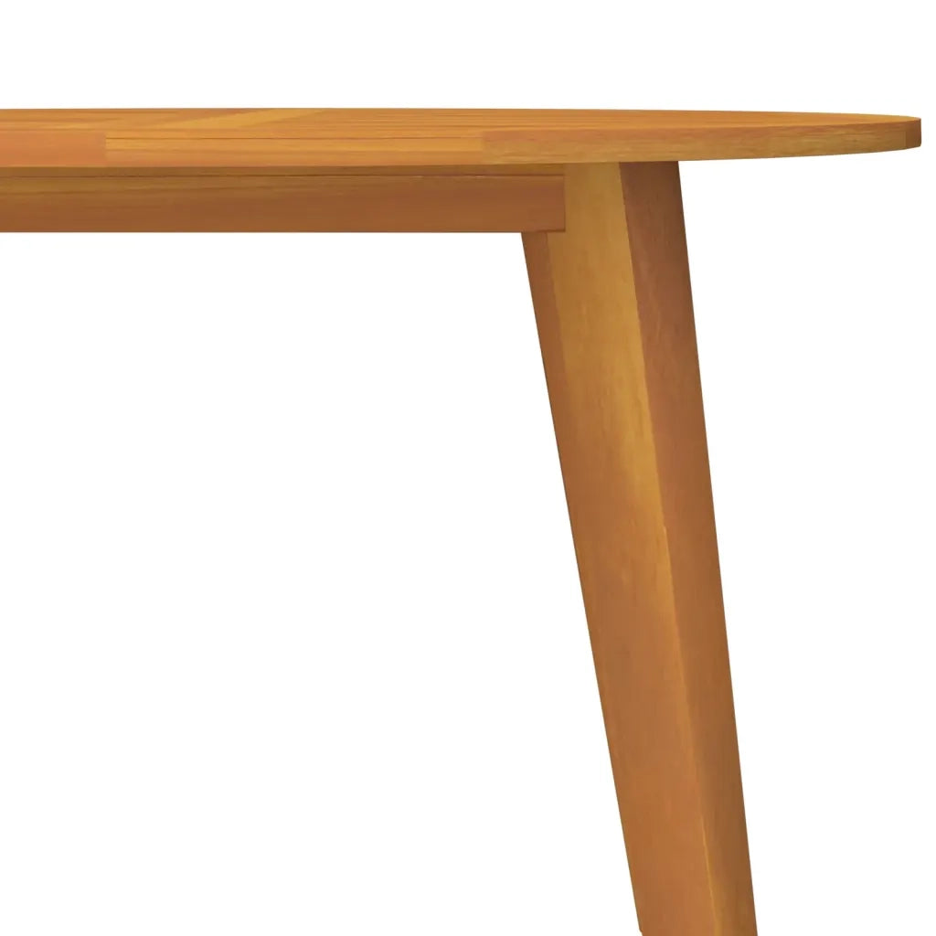 Tavolo da Giardino Ø110x75 cm in Legno Massello di Acacia 310301