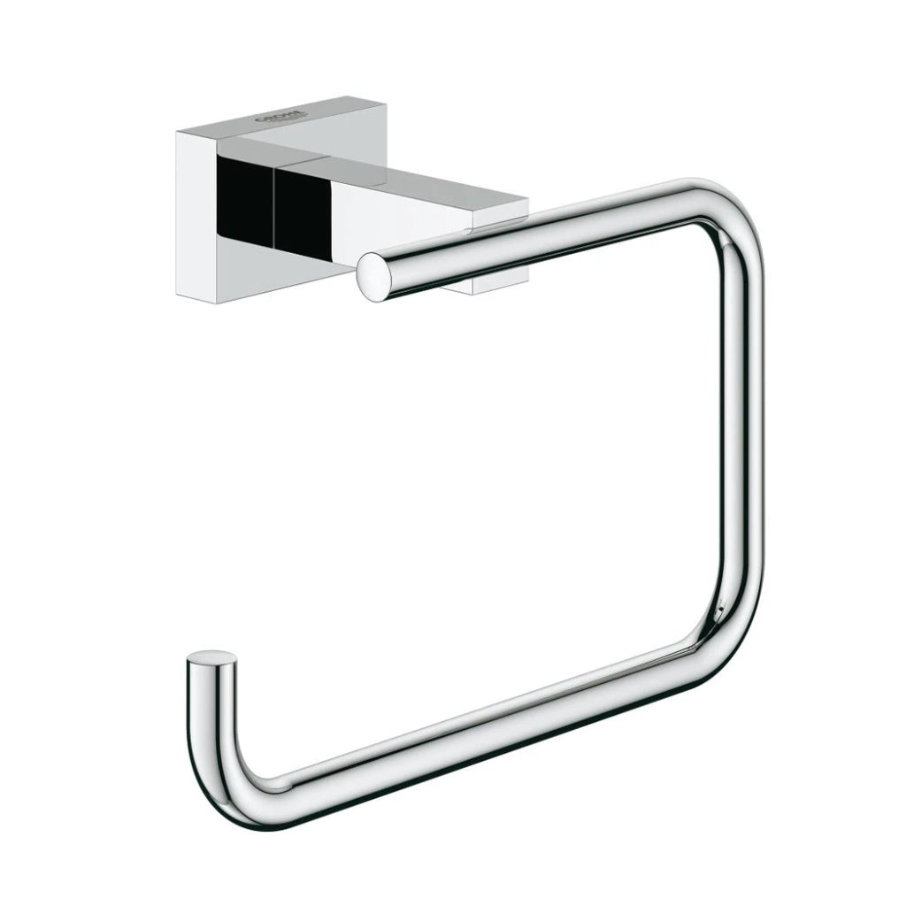 Porta rotolo carta Essentials Cube in metallo cromo - Grohe