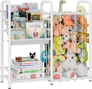 Cassetto per libri e contenitore per giocattoli per bambini - Libreria per bambini con 3 cassetti - Contenitore per giocattoli per camera da letto dei bambini - Mobili per l'organizzazione di libri e giocattoli per bambini - Bianco