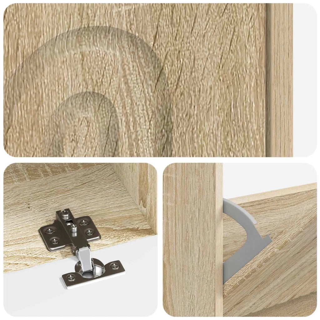 Mobile per scarpe ALKMAAR 78 x 24 x 103 cm Legno ingegnerizzato 896217