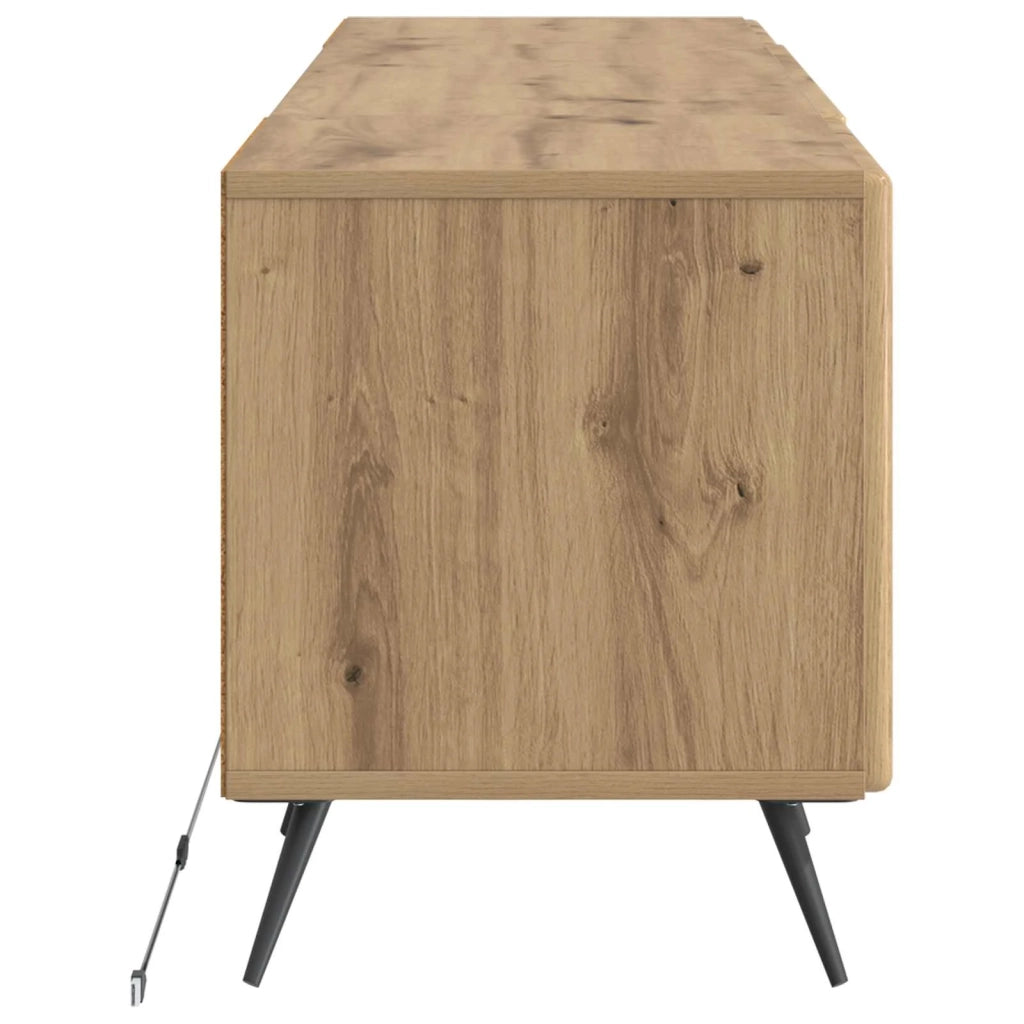 Mobile TV LED Rovere Artigianale Legno ingegnerizzato 897574