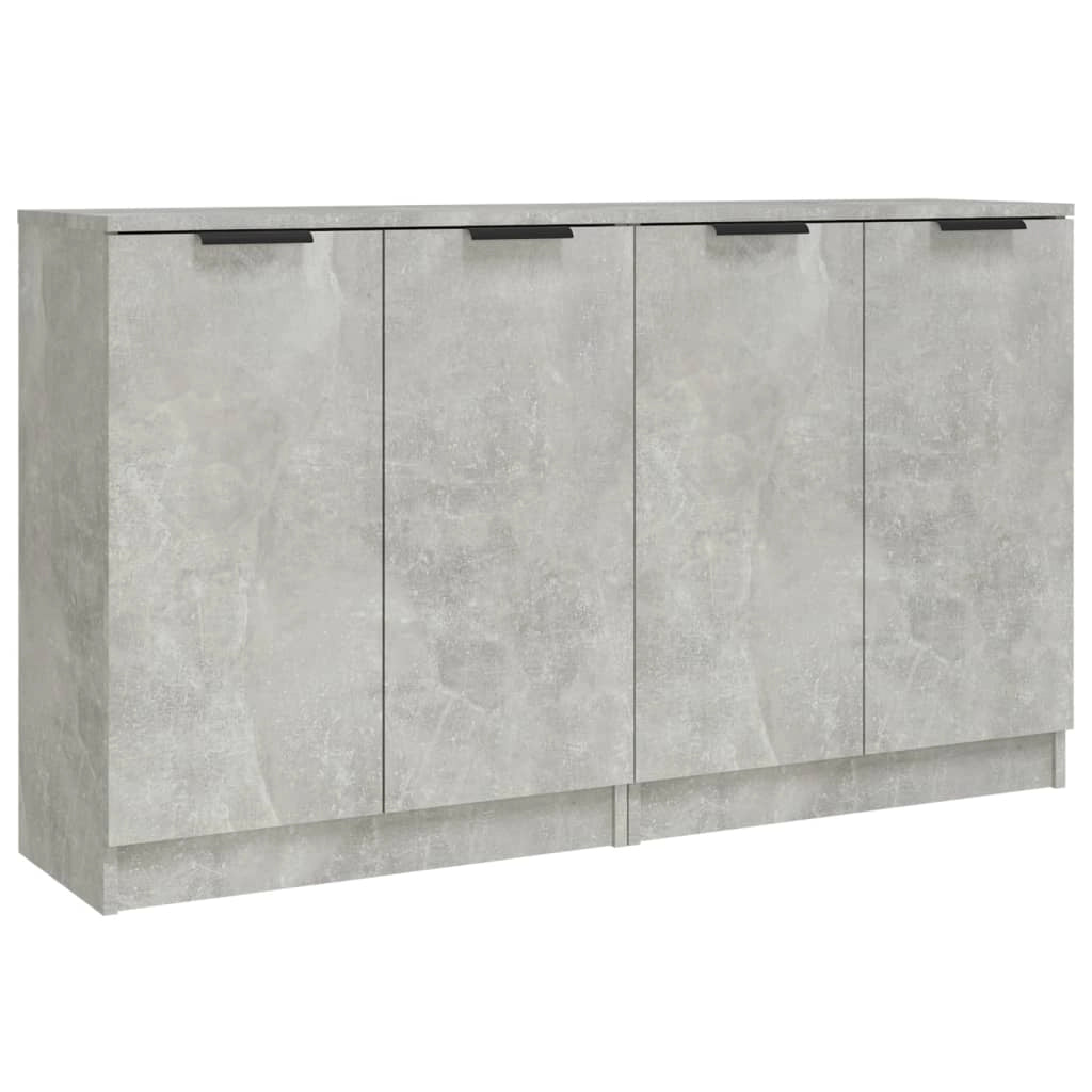 Buffet credenza cassettiera armadio mobile contenitore organizer per cucina soggiorno salotti set da 2 60 x 30 x 70 cm legno ingegnerizzato grigio 02_0036854