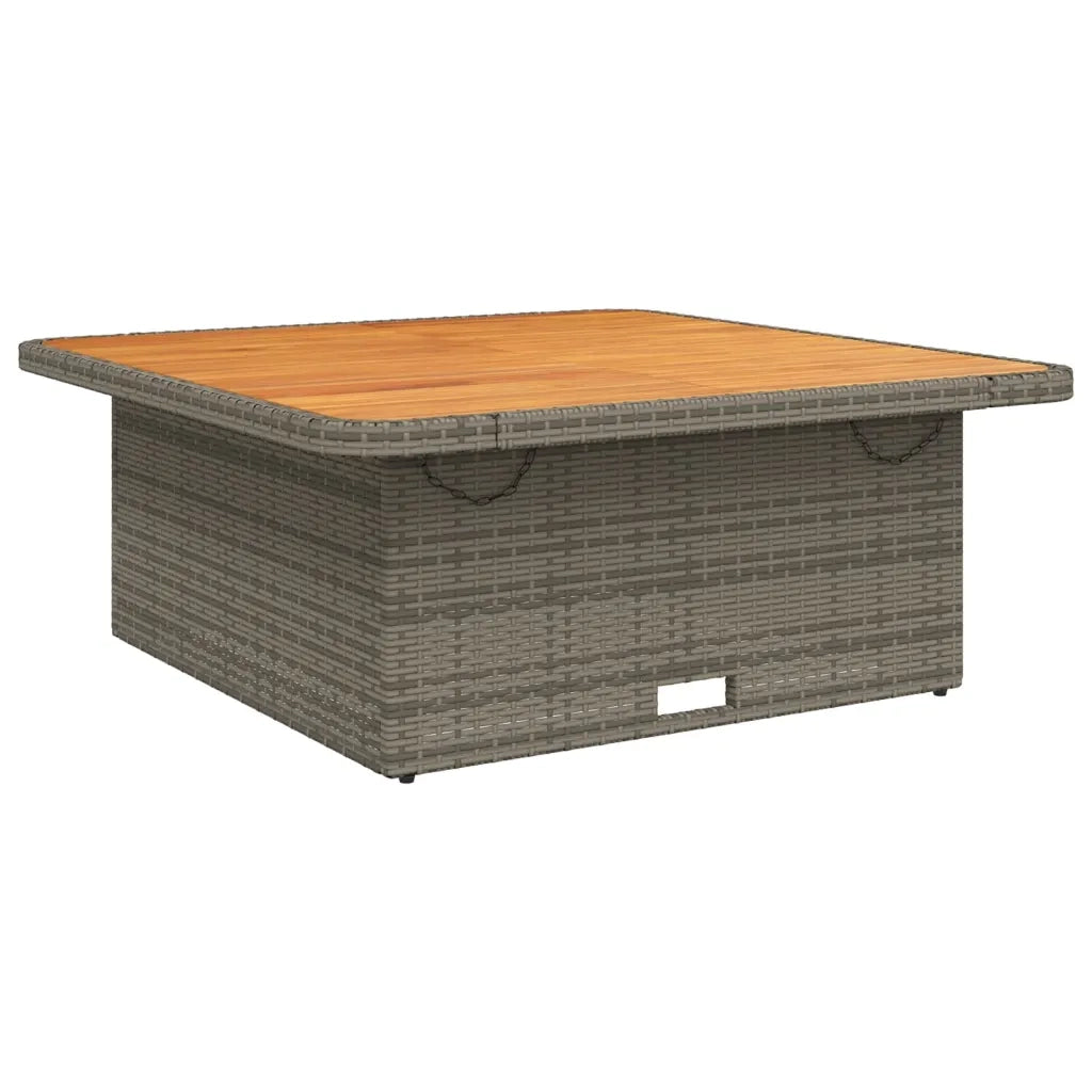 Set da Pranzo da Giardino 4 pz con Cuscini in Polyrattan Grigio 3277464