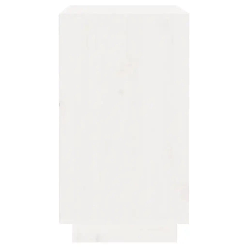 Portabottiglie Bianco 55,5x34x61 cm in Legno Massello di Pino CFW3108131