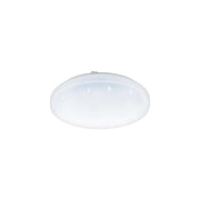 Plafoniera Moderna Frania-S Acciaio Bianco Luce Integrato 14,6W