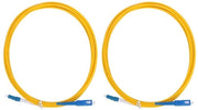 Cavo di connessione 2 pezzi 3m LC/UPC a SC/UPC giallo cavo ottico a fibra patch