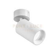 GFA1394- FARETTO SPOT ORIENTABILE BIANCO SATINATO D.5,7CM 1 LUCE ATTACCO GU10