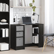 Scrivania Rovere Nero 100 x 40 x 75 cm Legno multistrato 8000453