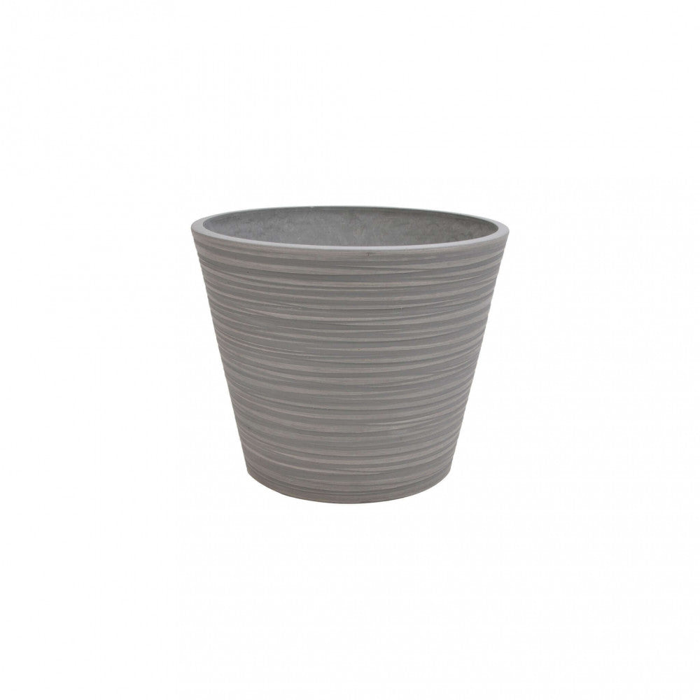 Vaso Medio Camelia Ø35x33 cm in Fibra sintetica Antracite