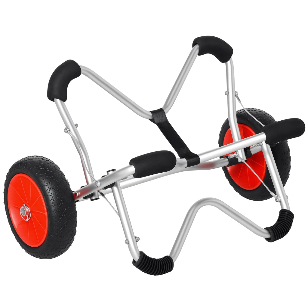 Carrello Folding Pieghevole ¨C Zephmum ¨C Alluminio Argento 75x43x46 cm