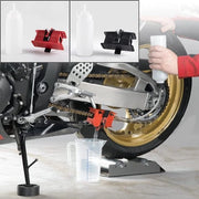Kit di pulizia catena universale per motociclette, coperture di pulizia a spazzola, macchina di lubrificazione catena, accessorio di lubrificazione, spazzola da sporcizia, attrezzo di pulizia denti ingranaggi (nero)
